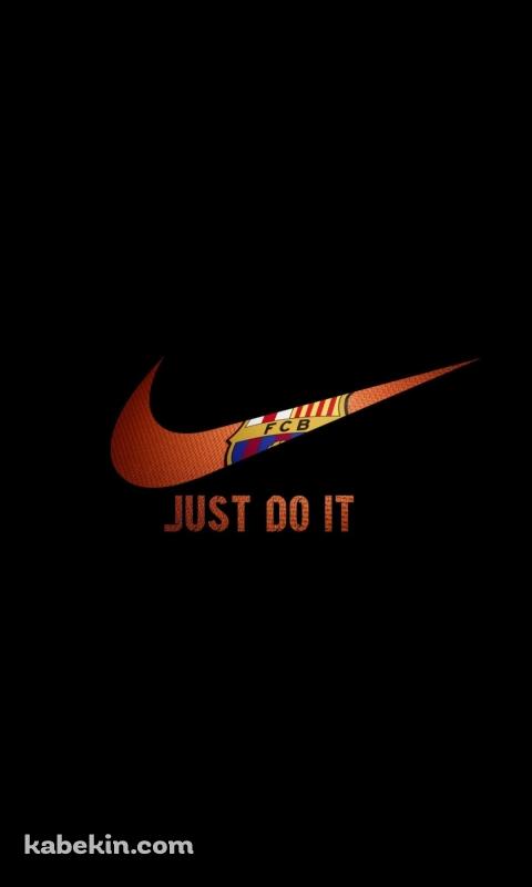 NIKE JUST DO IT バルサのAndroidの壁紙(480px x 800px) スマホ用