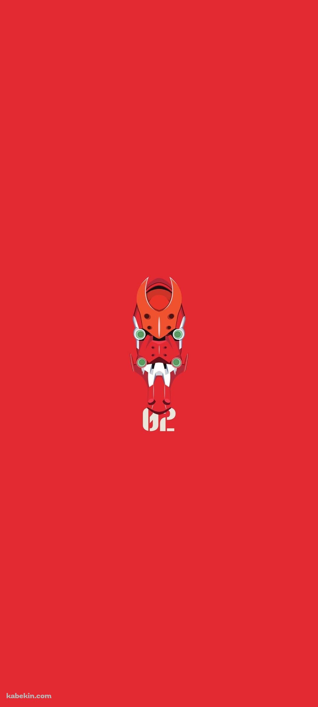 エヴァ弐号機のAndroidの壁紙(1080px x 2400px) スマホ用