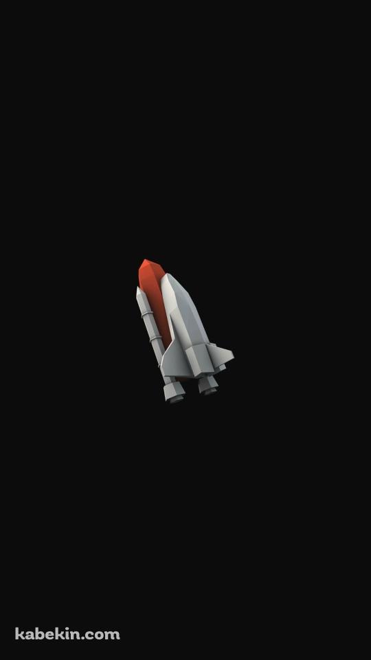 ミニマル スペースシャトルのAndroidの壁紙(540px x 960px) スマホ用