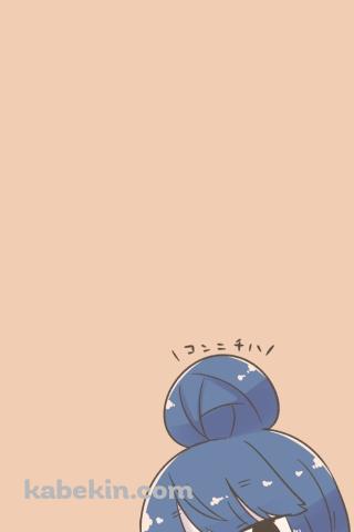 ゆるキャン 志摩 リン デフォルメのAndroidの壁紙(320px x 480px) スマホ用
