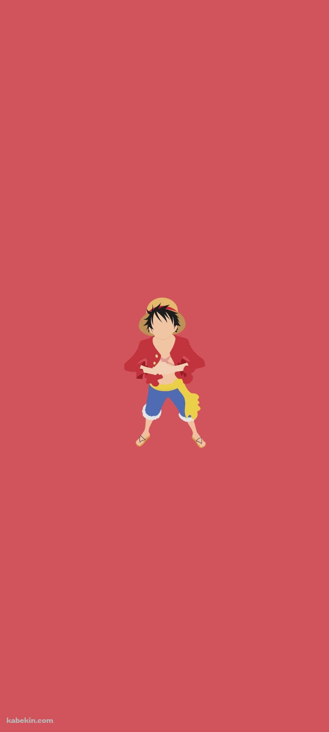 ワンピース モンキー・D・ルフィ ピンクのAndroidの壁紙(1080px x 2400px) スマホ用