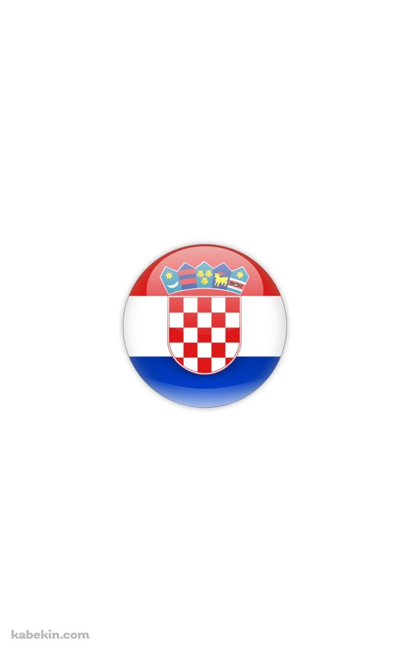 クロアチア 国旗のAndroidの壁紙(800px x 1280px) スマホ用