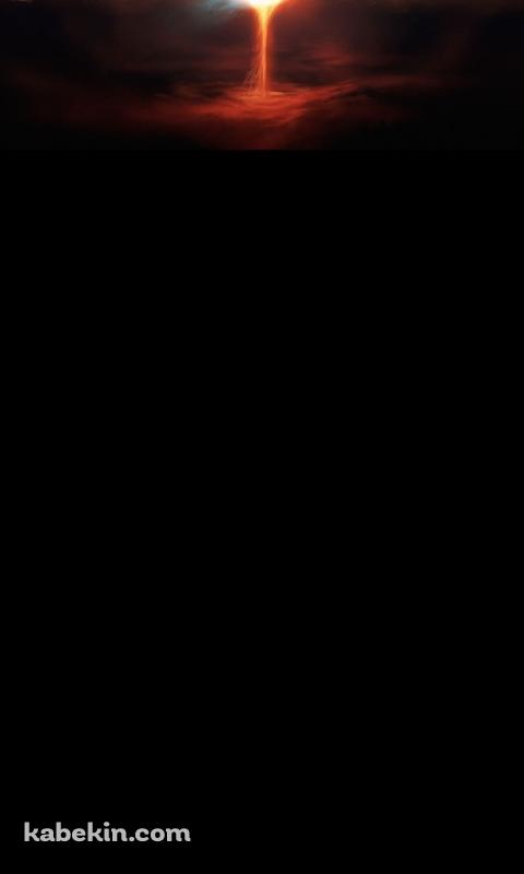 仄暗く赤く光る惑星・宇宙のAndroidの壁紙(480px x 800px) スマホ用