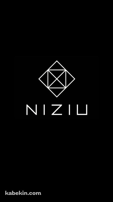 NiziU ロゴ（黒）のAndroidの壁紙(480px x 854px) スマホ用