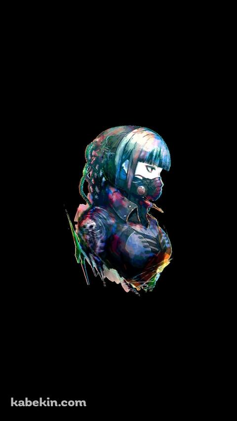 戦闘態勢のかっこいい女性のAndroidの壁紙(480px x 854px) スマホ用