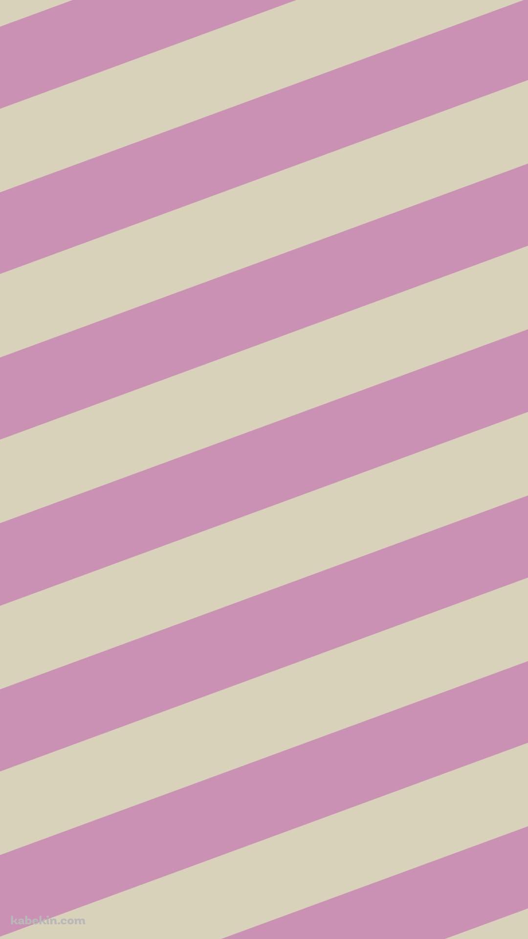 淡いピンク色のボーダー柄のAndroidの壁紙(1080px x 1920px) スマホ用
