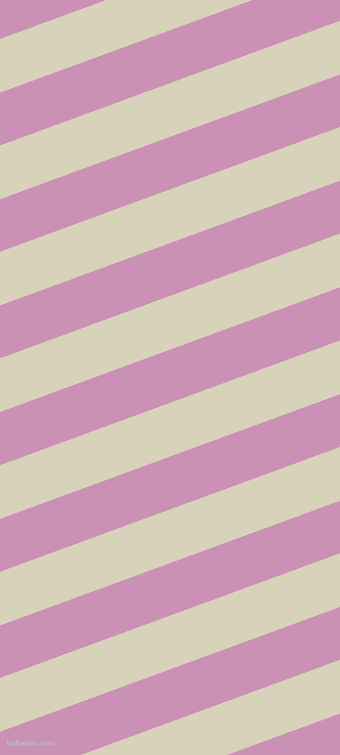 淡いピンク色のボーダー柄のAndroidの壁紙(1080px x 2400px) スマホ用