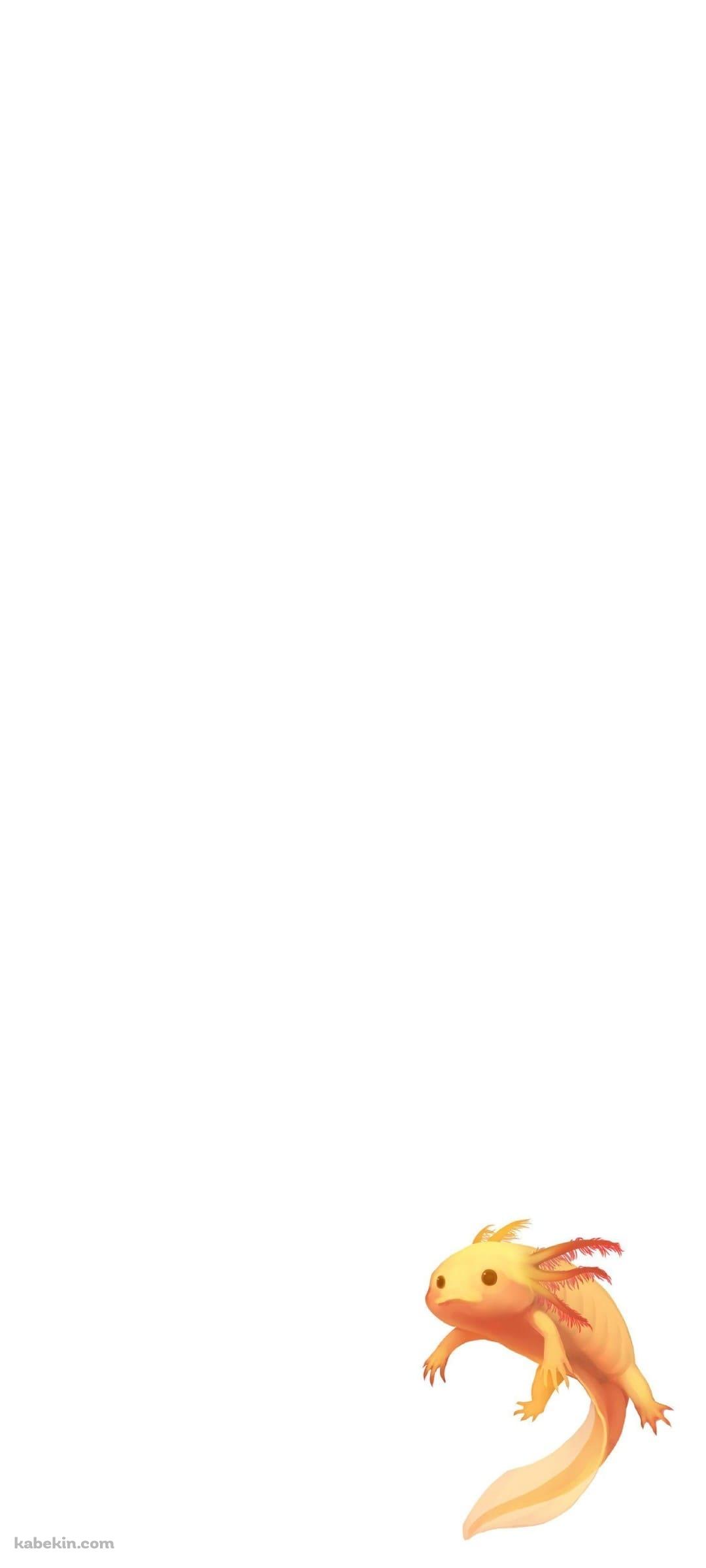 ウーパールーパーのAndroidの壁紙(1080px x 2400px) スマホ用