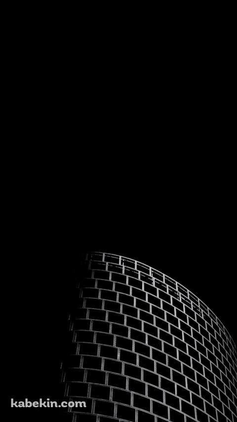ロンドンのかっこいい黒い建物のAndroidの壁紙(480px x 854px) スマホ用