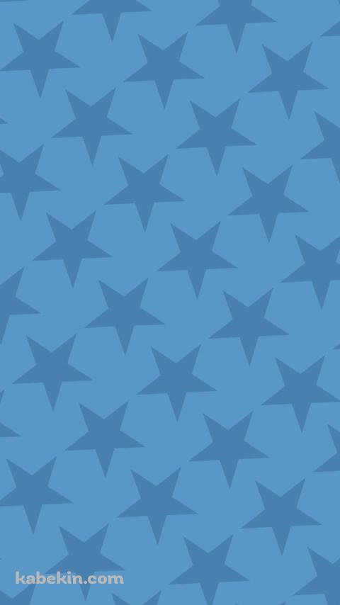 淡い水色の星のロゴのAndroidの壁紙(480px x 854px) スマホ用