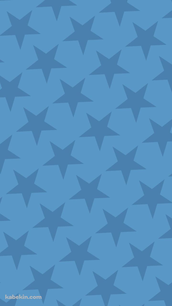 淡い水色の星のロゴのAndroidの壁紙(720px x 1280px) スマホ用