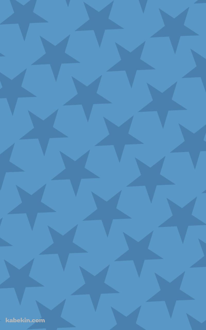 淡い水色の星のロゴのAndroidの壁紙(800px x 1280px) スマホ用