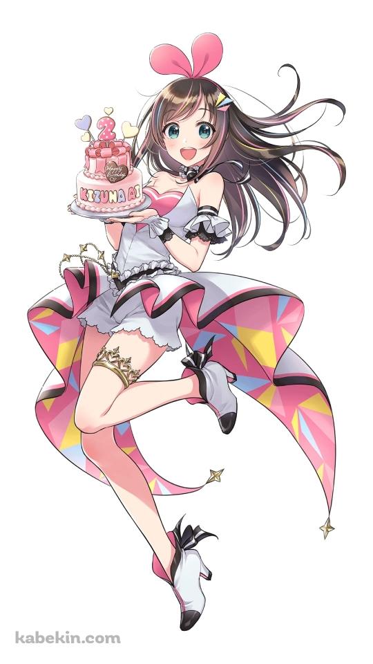可愛いキズナ・アイのAndroidの壁紙(540px x 960px) スマホ用