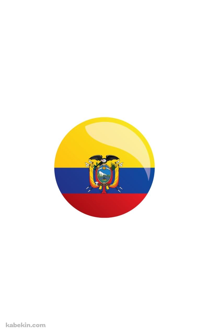 エクアドル 国旗のAndroidの壁紙(800px x 1280px) スマホ用