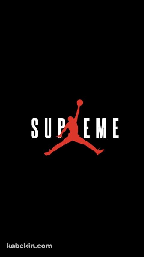 SUPREME X ジョーダンのAndroidの壁紙(480px x 854px) スマホ用