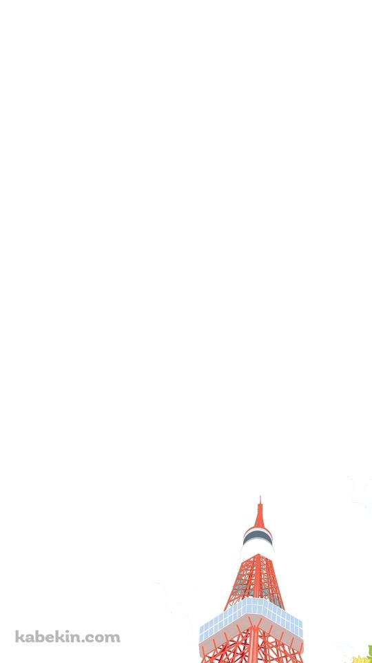 東京タワーのAndroidの壁紙(540px x 960px) スマホ用
