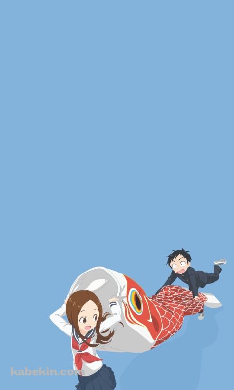 からかい上手の高木さん 西片のAndroidの壁紙(480px x 800px) スマホ用