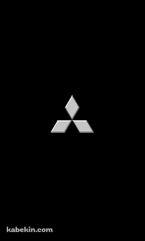 三菱のロゴ・エンブレムのAndroidの壁紙(480px x 800px) スマホ用