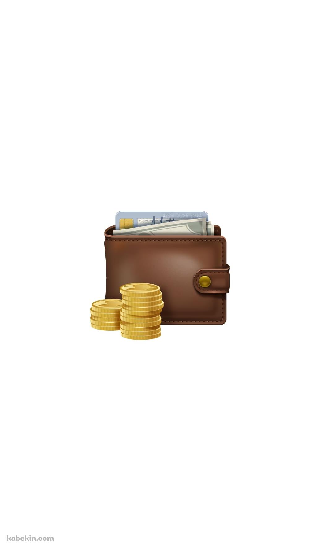 茶色の革の財布のAndroidの壁紙(1080px x 1776px) スマホ用