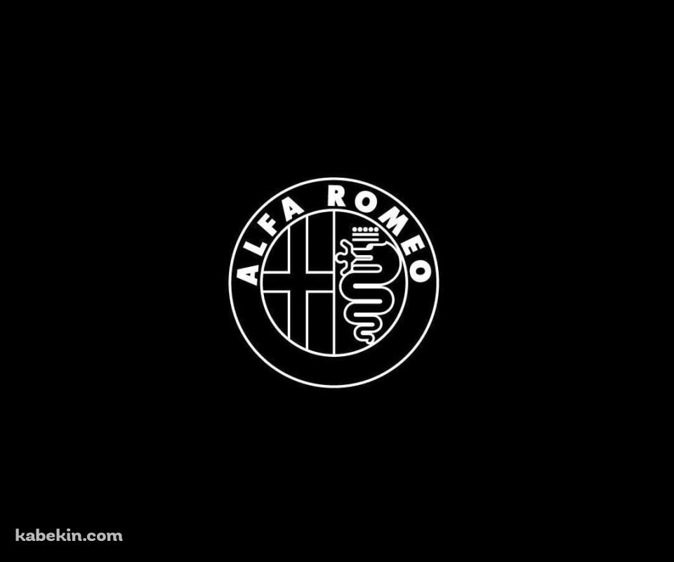 アルファロメオ ロゴ エンブレムのAndroidの壁紙(960px x 800px) スマホ用
