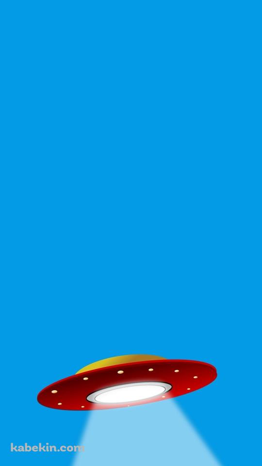 赤いUFO 未確認飛行物体のAndroidの壁紙(540px x 960px) スマホ用