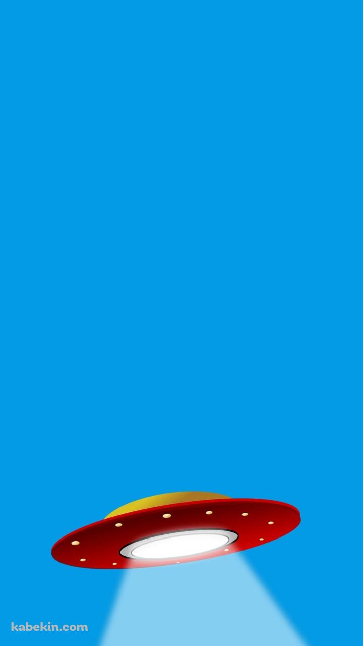 赤いUFO 未確認飛行物体のAndroidの壁紙(720px x 1280px) スマホ用
