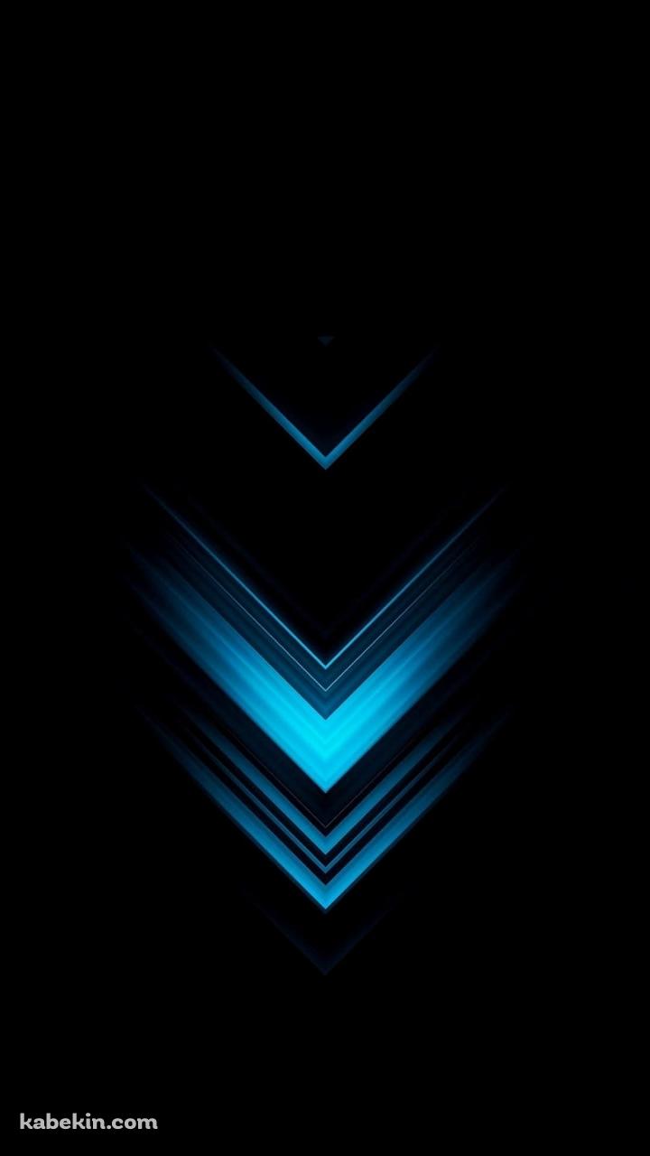 シンプル 下向きの青い矢印のAndroidの壁紙(720px x 1280px) スマホ用