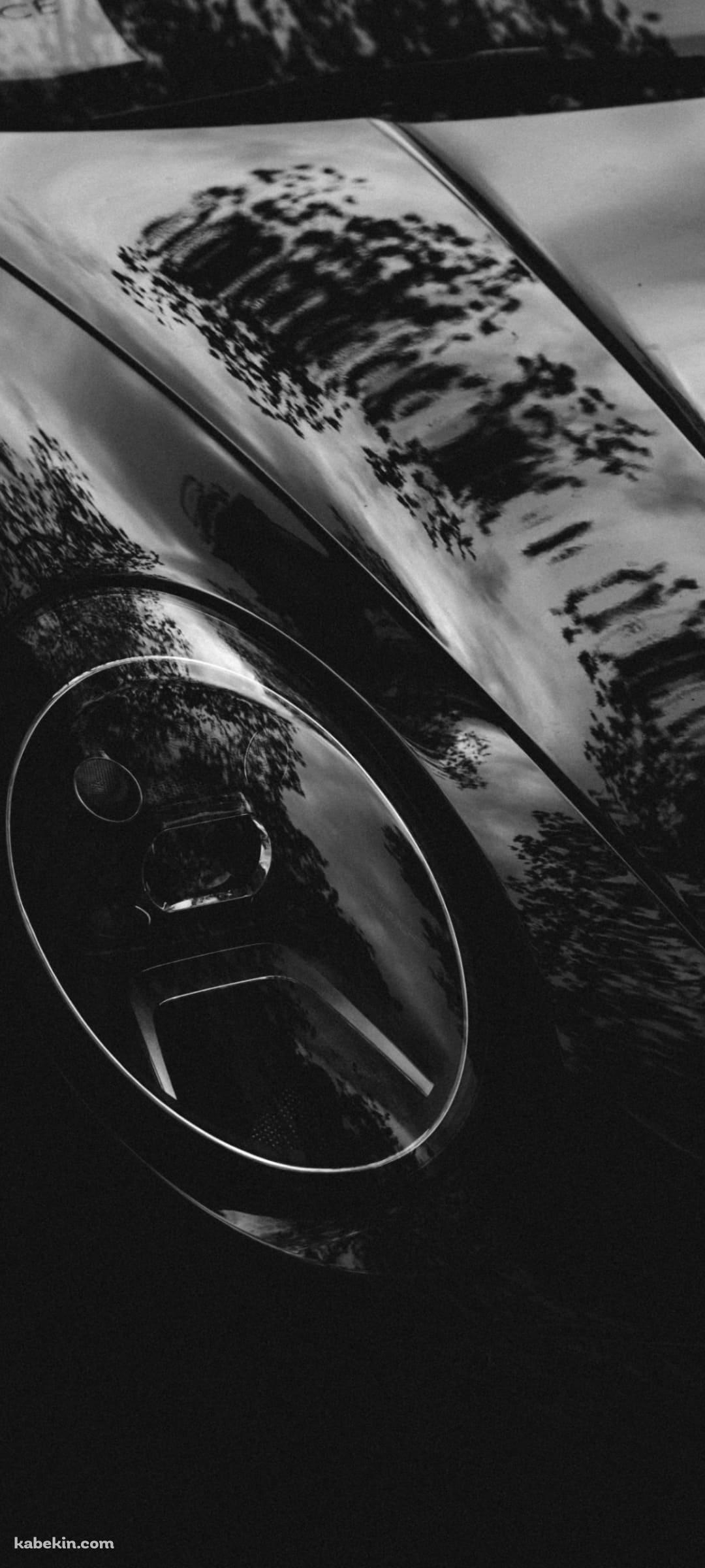 かっこいい黒のスポーツカー クローズアップのAndroidの壁紙(1080px x 2400px) スマホ用
