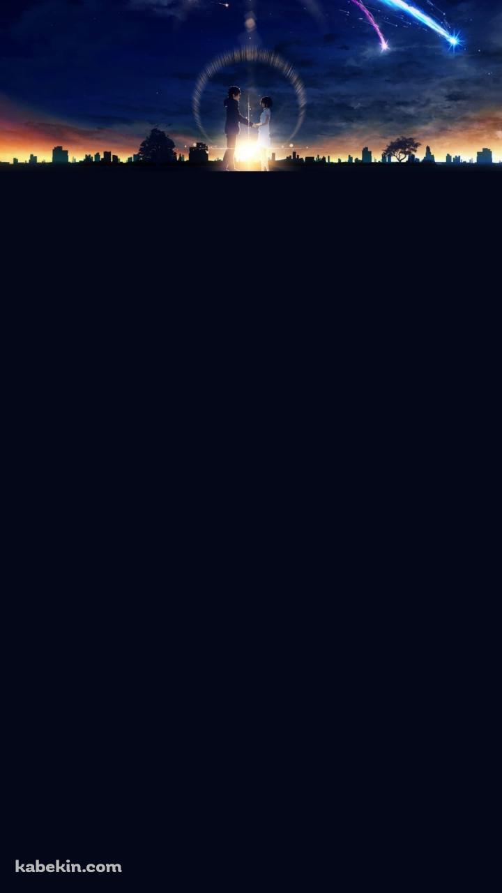 君の名は。 新海誠 彗星のAndroidの壁紙(720px x 1280px) スマホ用