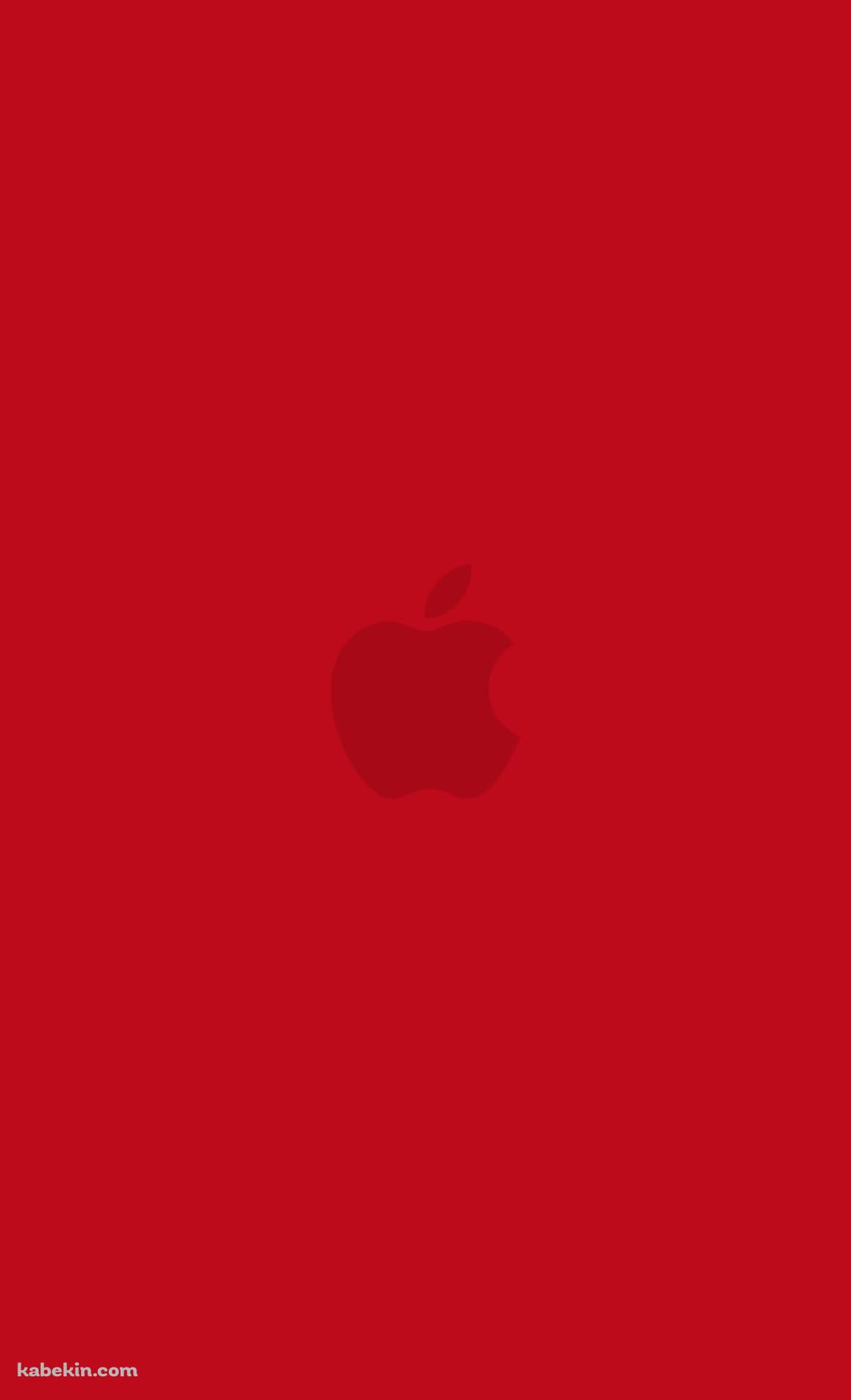 ビビッド・レッド アップルのロゴのAndroidの壁紙(1080px x 1776px) スマホ用