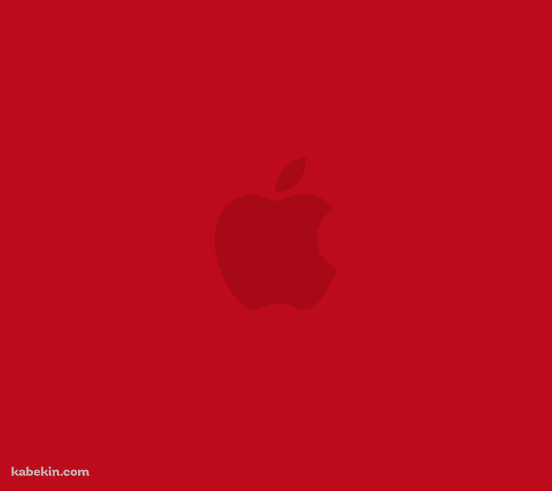 ビビッド・レッド アップルのロゴのAndroidの壁紙(1080px x 960px) スマホ用