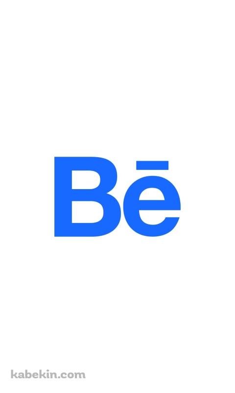 BehanceのロゴのAndroidの壁紙(480px x 800px) スマホ用
