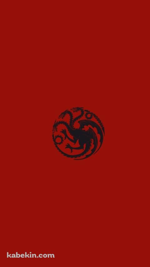 ゲーム・オブ・スローンズ 3匹の龍の紋章 ターガリエン家のAndroidの壁紙(480px x 854px) スマホ用