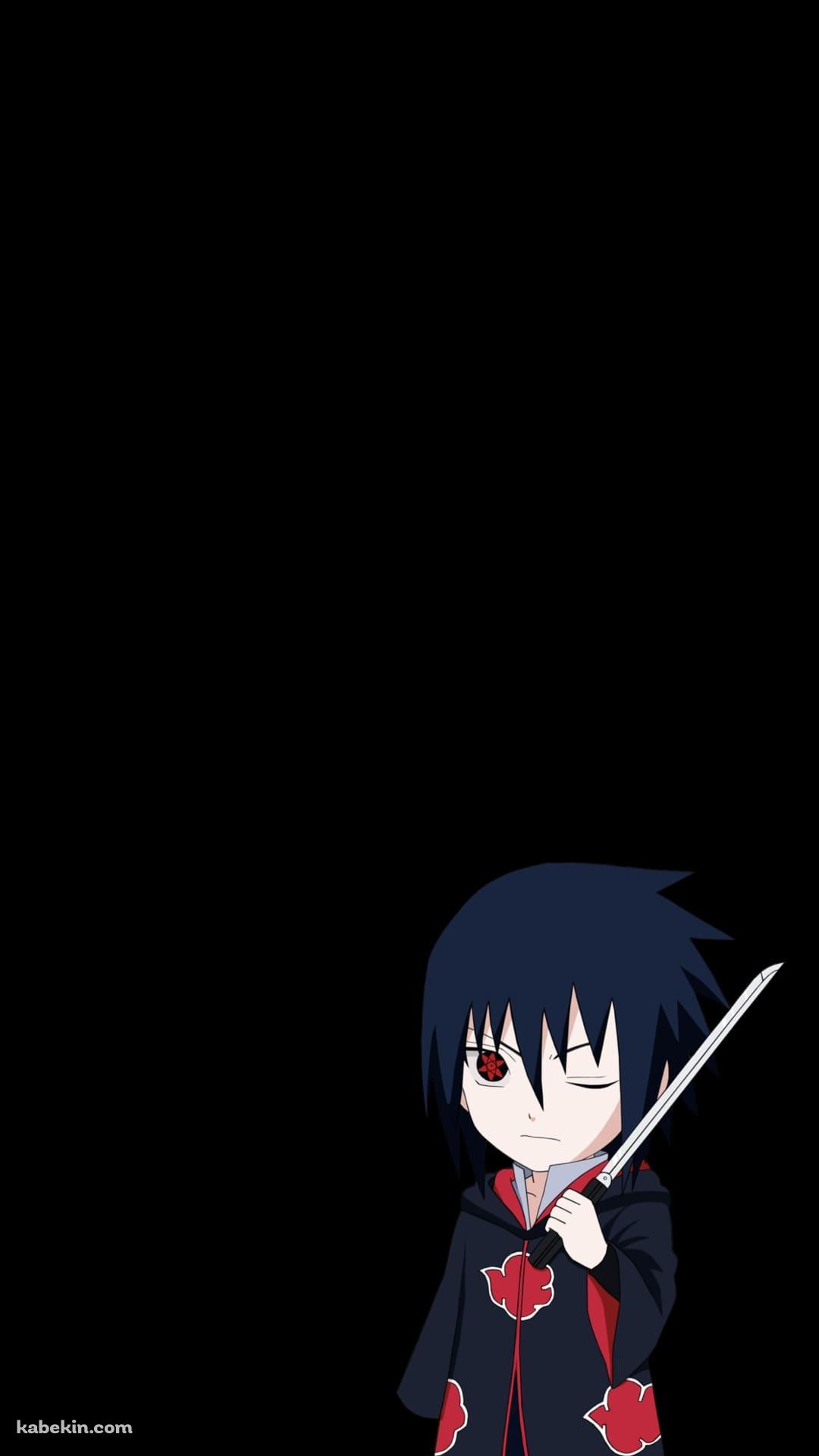 うちはサスケ デフォルメのAndroidの壁紙(1080px x 1920px) スマホ用