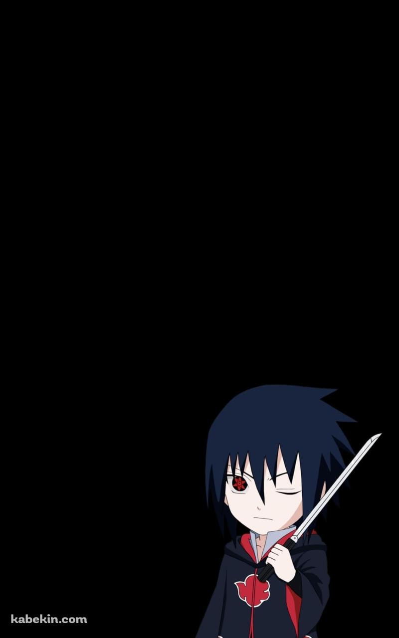 うちはサスケ デフォルメのAndroidの壁紙(800px x 1280px) スマホ用