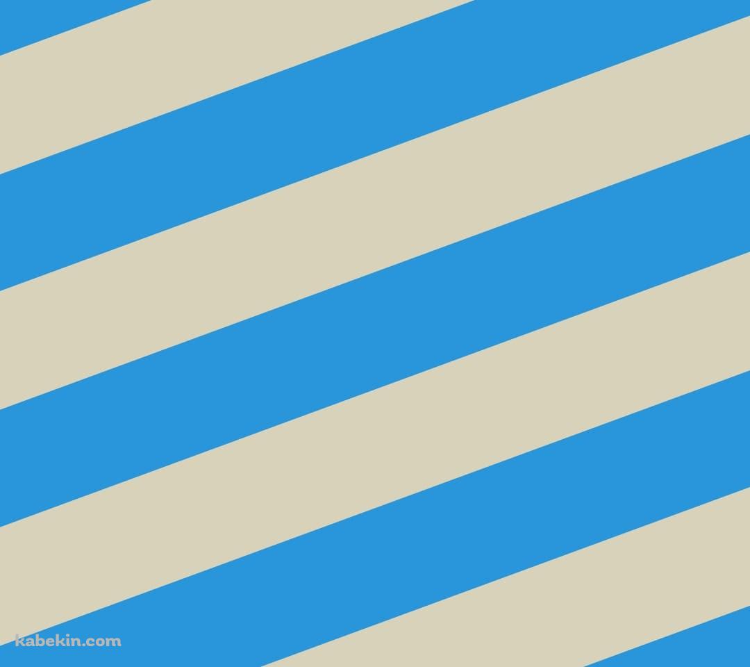 水色のボーダー柄のAndroidの壁紙(1080px x 960px) スマホ用