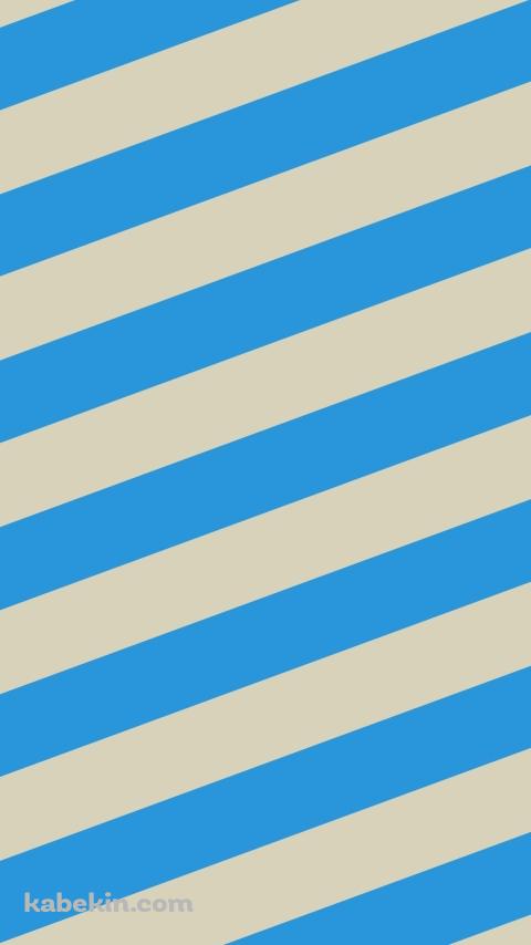 水色のボーダー柄のAndroidの壁紙(480px x 854px) スマホ用
