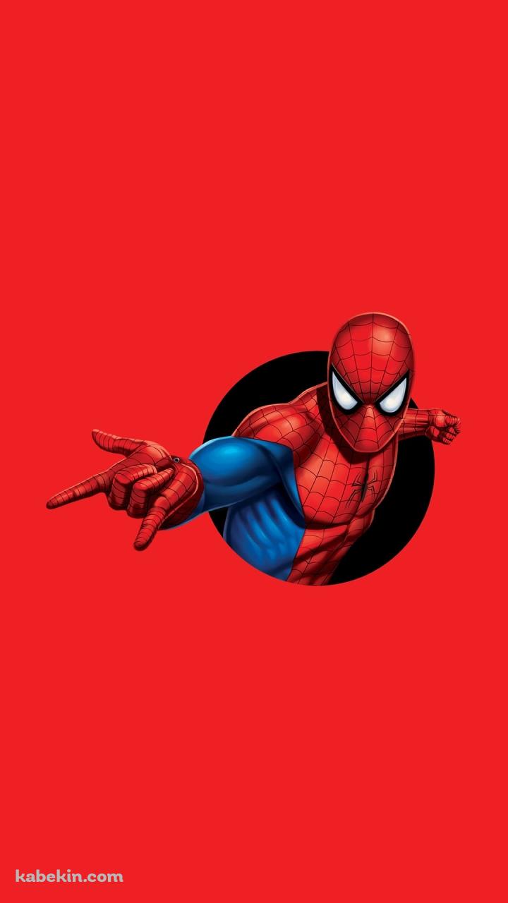飛び出るかっこいいスパイダーマンのAndroidの壁紙(720px x 1280px) スマホ用