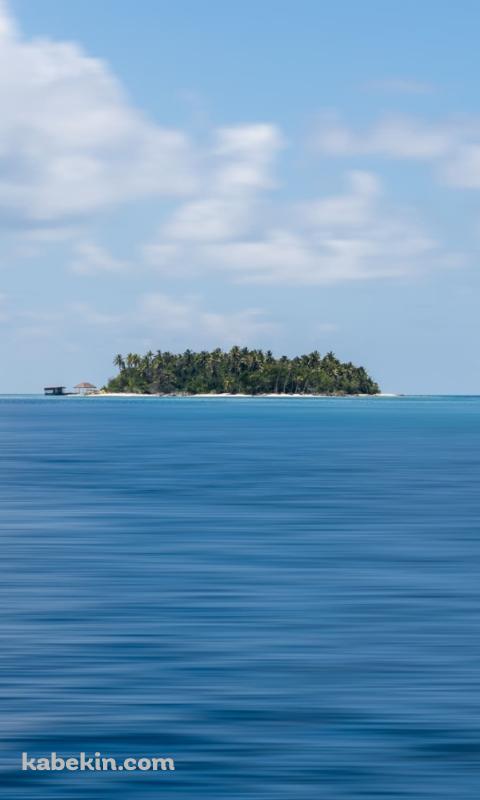 モルジブ 海と島のAndroidの壁紙(480px x 800px) スマホ用