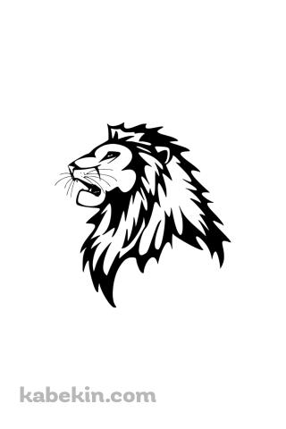 かっこいいライオンのイラストのandroid用のスマホ壁紙 3 X 480 壁紙キングダム