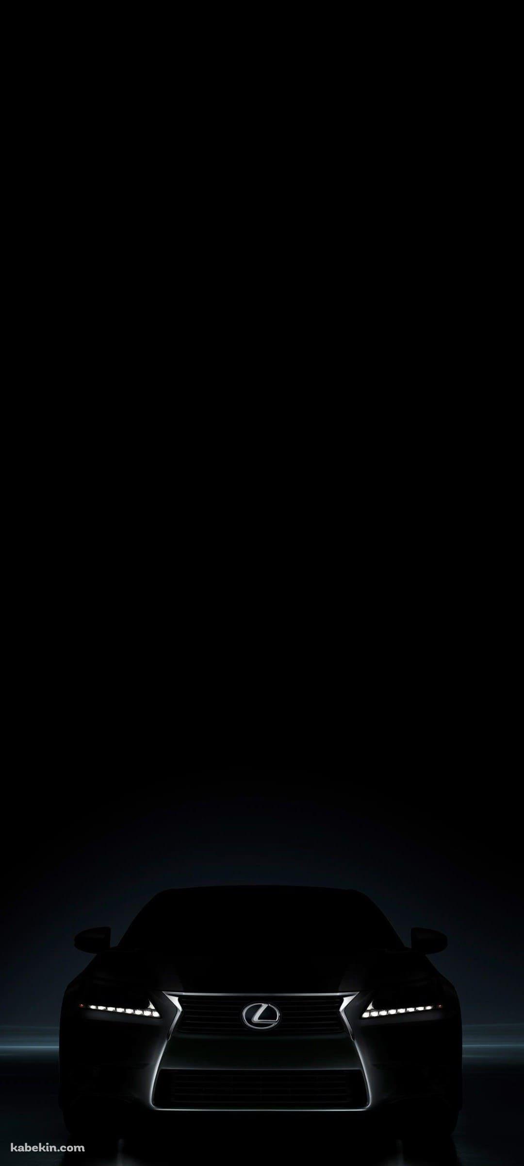 黒のレクサスのAndroidの壁紙(1080px x 2400px) スマホ用