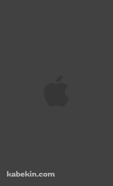 マット・グレー アップルのロゴのAndroidの壁紙(360px x 592px) スマホ用