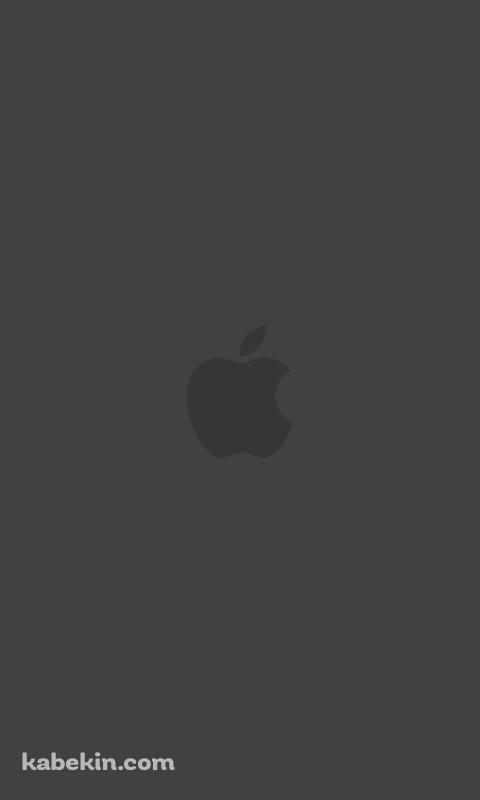 マット・グレー アップルのロゴのAndroidの壁紙(480px x 800px) スマホ用