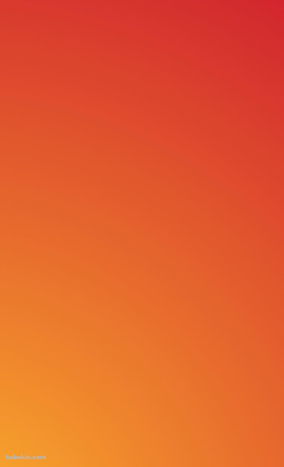 綺麗なオレンジのグラデーションのAndroidの壁紙(1080px x 1776px) スマホ用