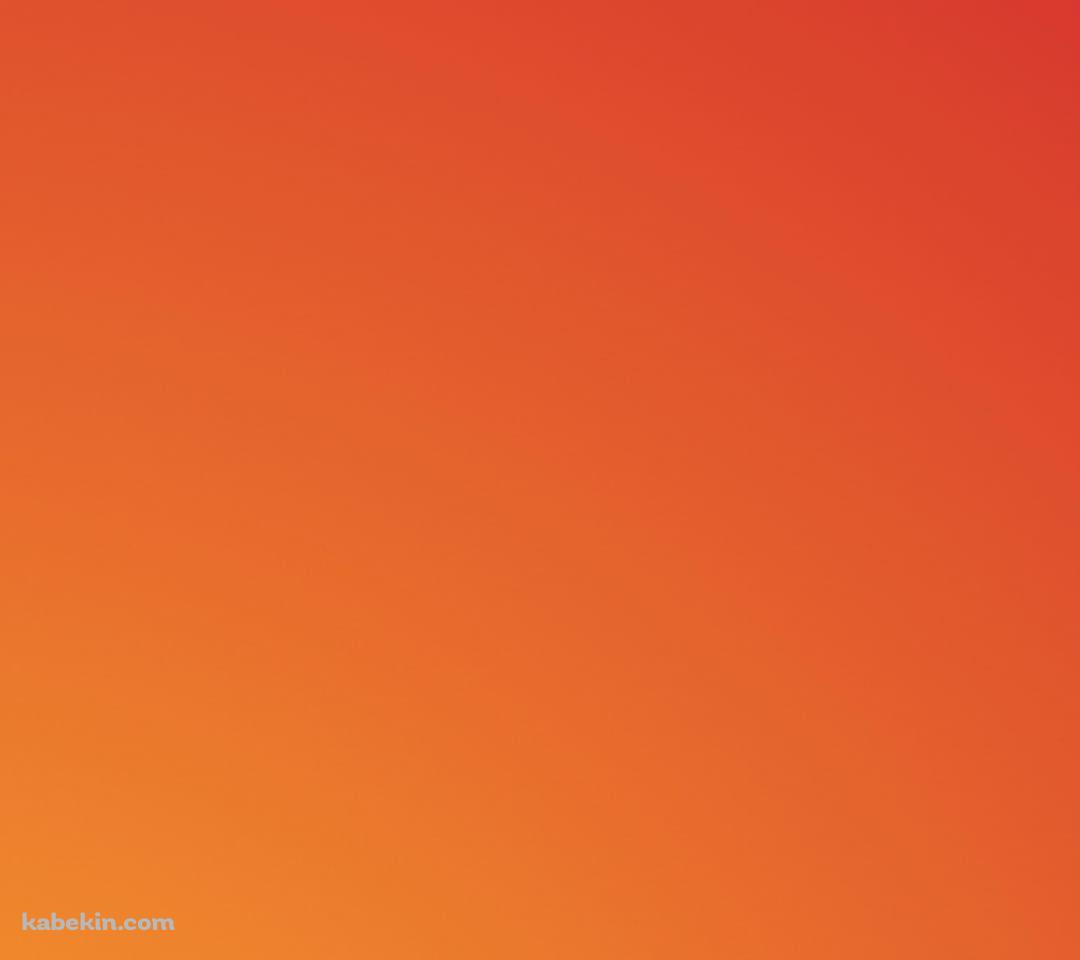 綺麗なオレンジのグラデーションのAndroidの壁紙(1080px x 960px) スマホ用