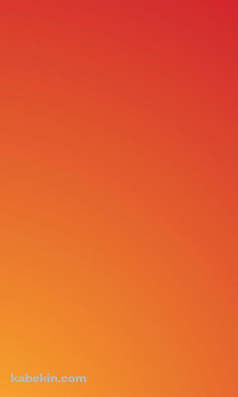 綺麗なオレンジのグラデーションのAndroidの壁紙(480px x 800px) スマホ用