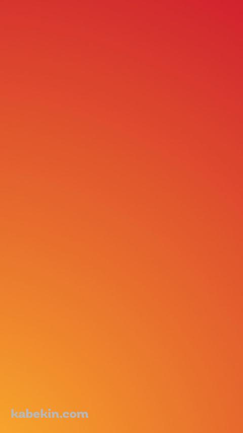 綺麗なオレンジのグラデーションのAndroidの壁紙(480px x 854px) スマホ用