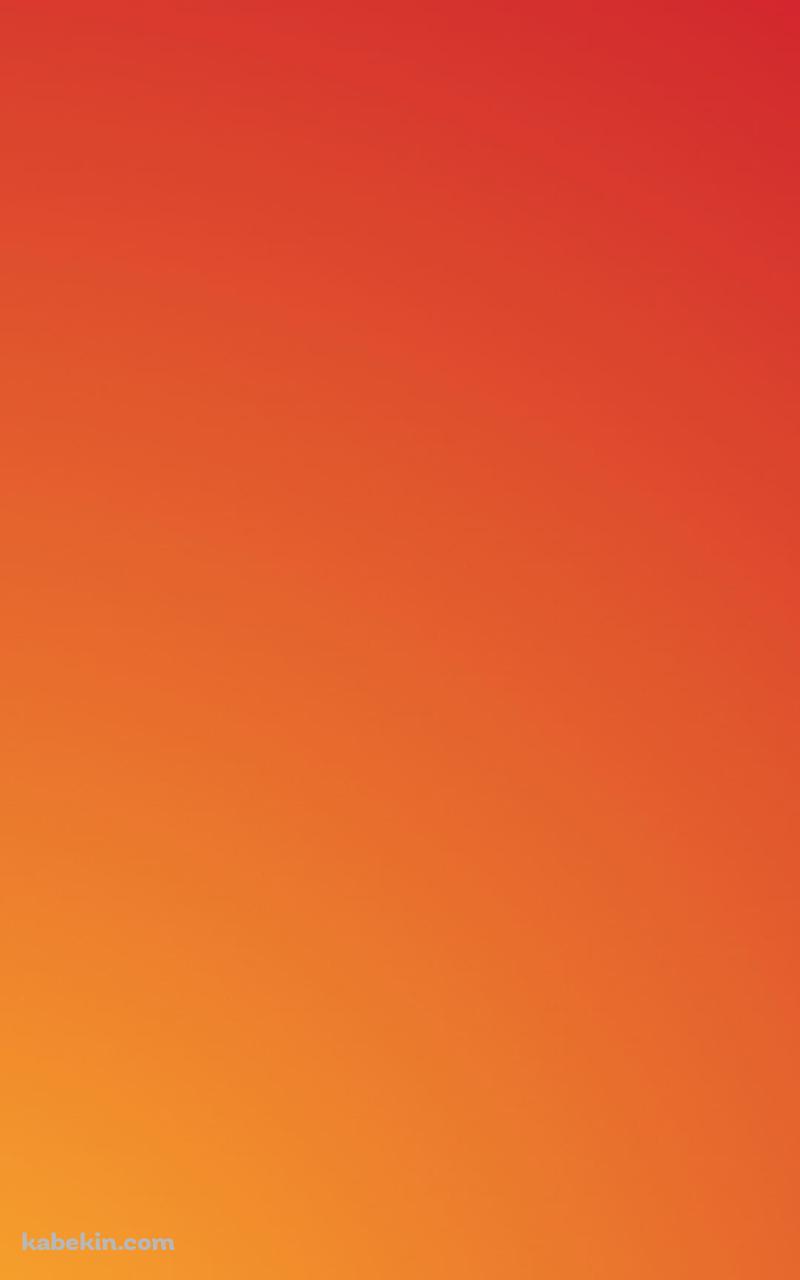 綺麗なオレンジのグラデーションのAndroidの壁紙(800px x 1280px) スマホ用