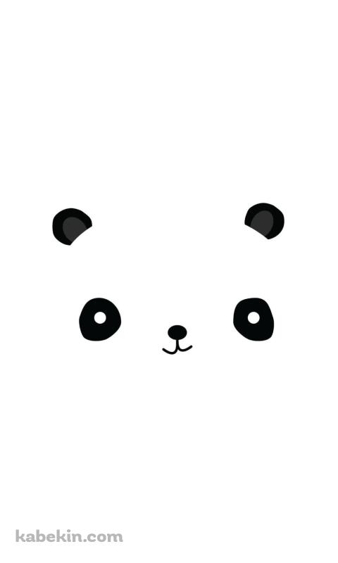 パンダのイラストのAndroidの壁紙(480px x 800px) スマホ用