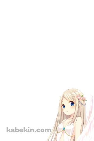 天使 かわいい女の子のAndroidの壁紙(320px x 480px) スマホ用